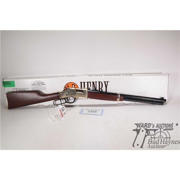 Non-Restricted rifle Henry model H006M, .357 Mag, .38 Spcl. lever action, w/ bbl length 20" [Blued o