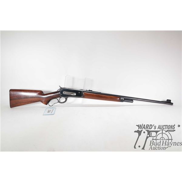 Non-Restricted rifle Winchester model 71 (MFD 1936), .348 WCF lever action, w/ bbl length 24" [Blued