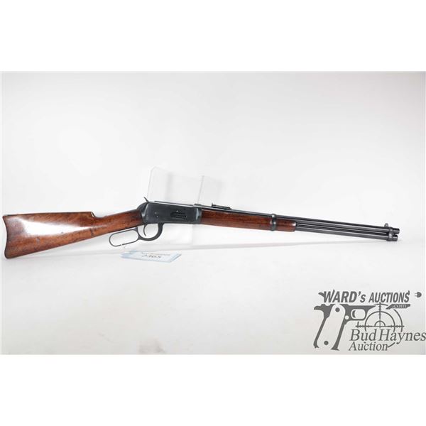 Non-Restricted rifle Winchester model 1894, 30 WCF lever action, w/ bbl length 20" [Blued barrel, re
