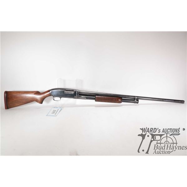 Non-Restricted shotgun Winchester model 12, 12 ga. 3" pump action, w/ bbl length 30" [Choked marking