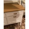Image 6 : Antique White Wooden Kitchen Hoosier Cabinet
