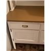 Image 7 : Antique White Wooden Kitchen Hoosier Cabinet