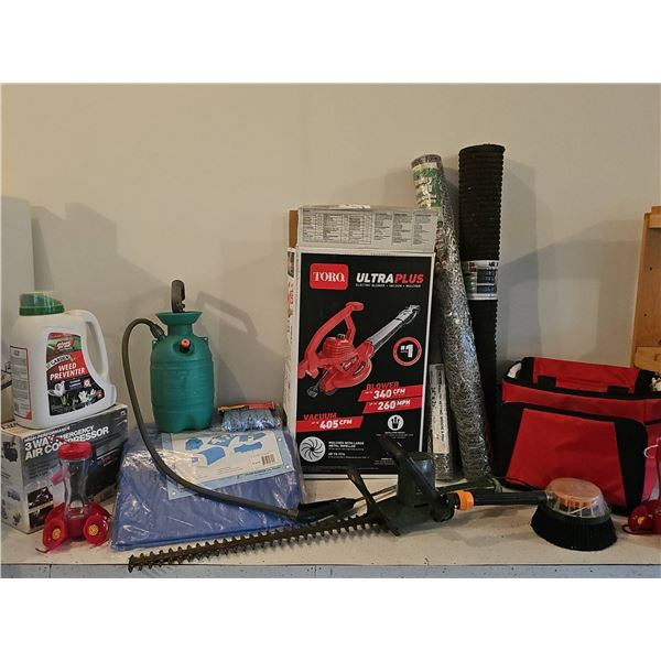 Outdoor and Garage Tools Lot