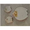 Image 2 : 3 Ladybug MCM Vintage Chalkware Wall Hangars