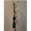 Image 2 : Brass Metal Coat Rack with Hooks