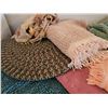 Image 4 : Vintage Area Rugs and Textiles Lot