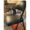 Image 3 : 3 Metal Folding Chairs with 6ft folding table