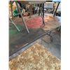 Image 6 : 3 Metal Folding Chairs with 6ft folding table
