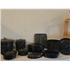 Image 1 : Large lot of Vintage Graniteware Enamel Cookware and Canningware