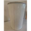 Image 4 : Vintage Metal Flour Canister with Lid and Fruit Decal