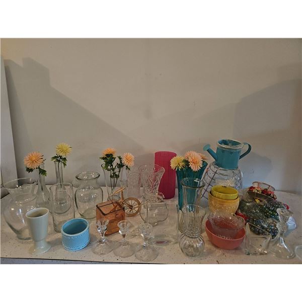 Glass Vases and Decorative Ware