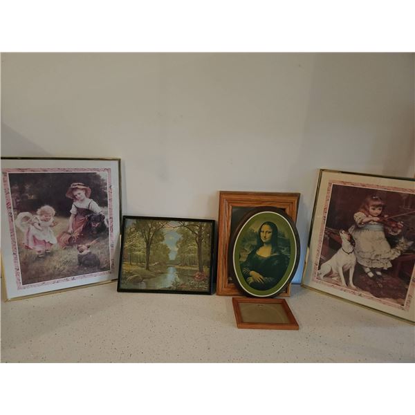 Framed Art Prints and Mona Lisa Reproduction