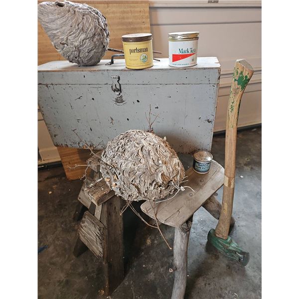 Workshop Items and Vintage Nature Decor
