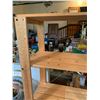 Image 5 : Wooden Slat Four-Tier Shelf Unit