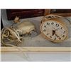 Image 6 : Lot: Religious Print, Decanters, Clocks