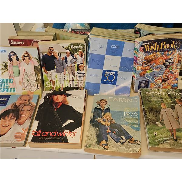 Vintage Sears and Eatons Canadian Retail Catalogs (1964-2003)