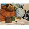 Image 1 : VINTAGE Travel Assortment: Globe, Bags, Dictionary