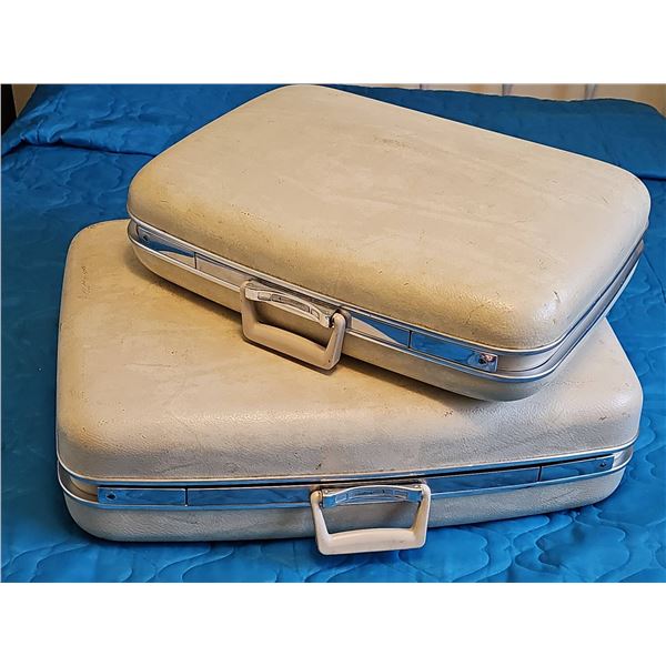 Jettiner Suitcases with Vintage Clothing