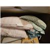 Image 3 : Vintage to New Bed and Throw Pillows Collection with Vintage laundry baskets