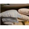 Image 5 : Vintage to New Bed and Throw Pillows Collection with Vintage laundry baskets