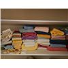 Image 1 : Vintage Bath and Hand Towels with Storage Canister
