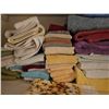 Image 2 : Vintage Bath and Hand Towels with Storage Canister