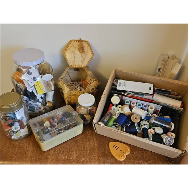 Large Mixed Lot of Sewing Supplies Vintage  to Now