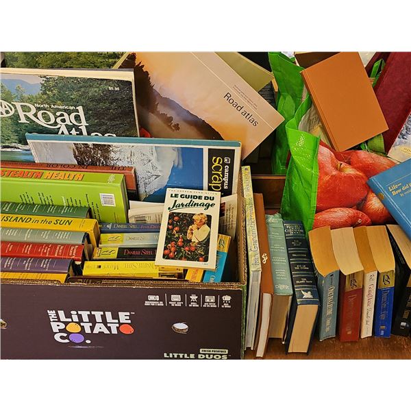 Box of Books and Atlases