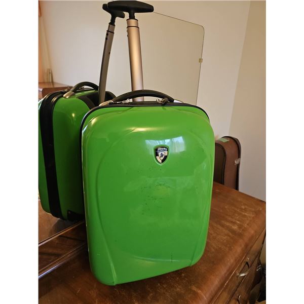 Heys Green Hard Shell Spinner Carry-On