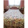 Image 2 : Wooden Queen Bed Frame with Mattress