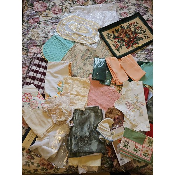 Granny Core Table Linens Lot