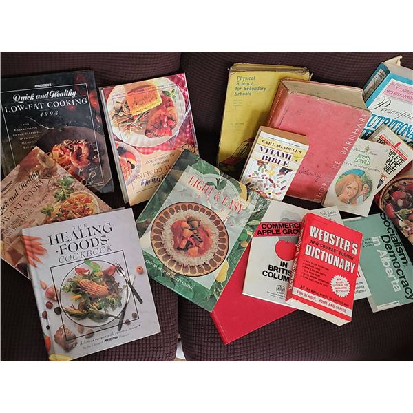 Health, Cooking, and Education Books
