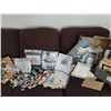 Image 1 : Cross Stitch Lot: Kits, Floss, Patterns
