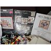 Image 4 : Cross Stitch Lot: Kits, Floss, Patterns