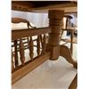 Image 13 : Beautiful Solid Oak Dining Table With Stunning Claw Feet, Leaf with 6 Matching Chairs