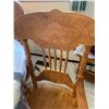 Image 9 : Beautiful Solid Oak Dining Table With Stunning Claw Feet, Leaf with 6 Matching Chairs