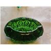 Image 4 : 4 Green Pressed and Art Glass Pieces