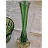 Image 5 : 4 Green Pressed and Art Glass Pieces