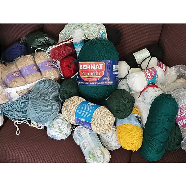 Large Assortment of Yarn Varieties