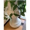 Image 3 : Decorative White Urn Planter with Beautiful Live Plant