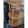 Image 2 : Three-Tier Wood Veneer Side Table