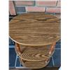 Image 3 : Three-Tier Wood Veneer Side Table