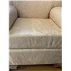 Image 4 : Vintage 1950s Upholstered Armchair with Carved Feet