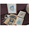 Image 1 : Art Lot: Wall Hangings and Decor