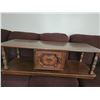 Image 1 : Wood Coffee Table with Center Cabinet