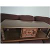 Image 3 : Wood Coffee Table with Center Cabinet