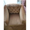 Image 3 : Charming Vintage Upholstered Armchair with Tufted Back