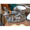 Image 5 : Decorative Figurines Plaques Coin Lot with MCM Side Table