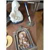 Image 6 : Decorative Figurines Plaques Coin Lot with MCM Side Table