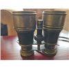 Image 3 : Vintage Brass and Leather  Binoculars, Spy on Your Neighbors in Style!